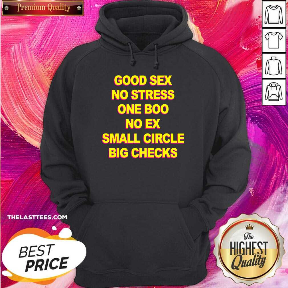 Love Sex No Stress One Boo No Ex Small Circle Big Checks Shirt