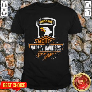 101st Airborne Division Motor Harley Davidson Cycles Shirt