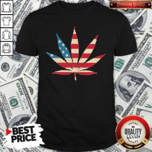Weed Happy The 4th Of July America Shirt