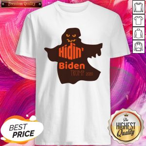 Funny Halloween Costume Hidin' Biden Trump 2020 Shirt