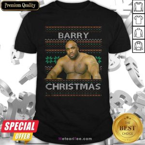 Funny Barry Sitting On A Bed Meme Ugly Christmas Shirt