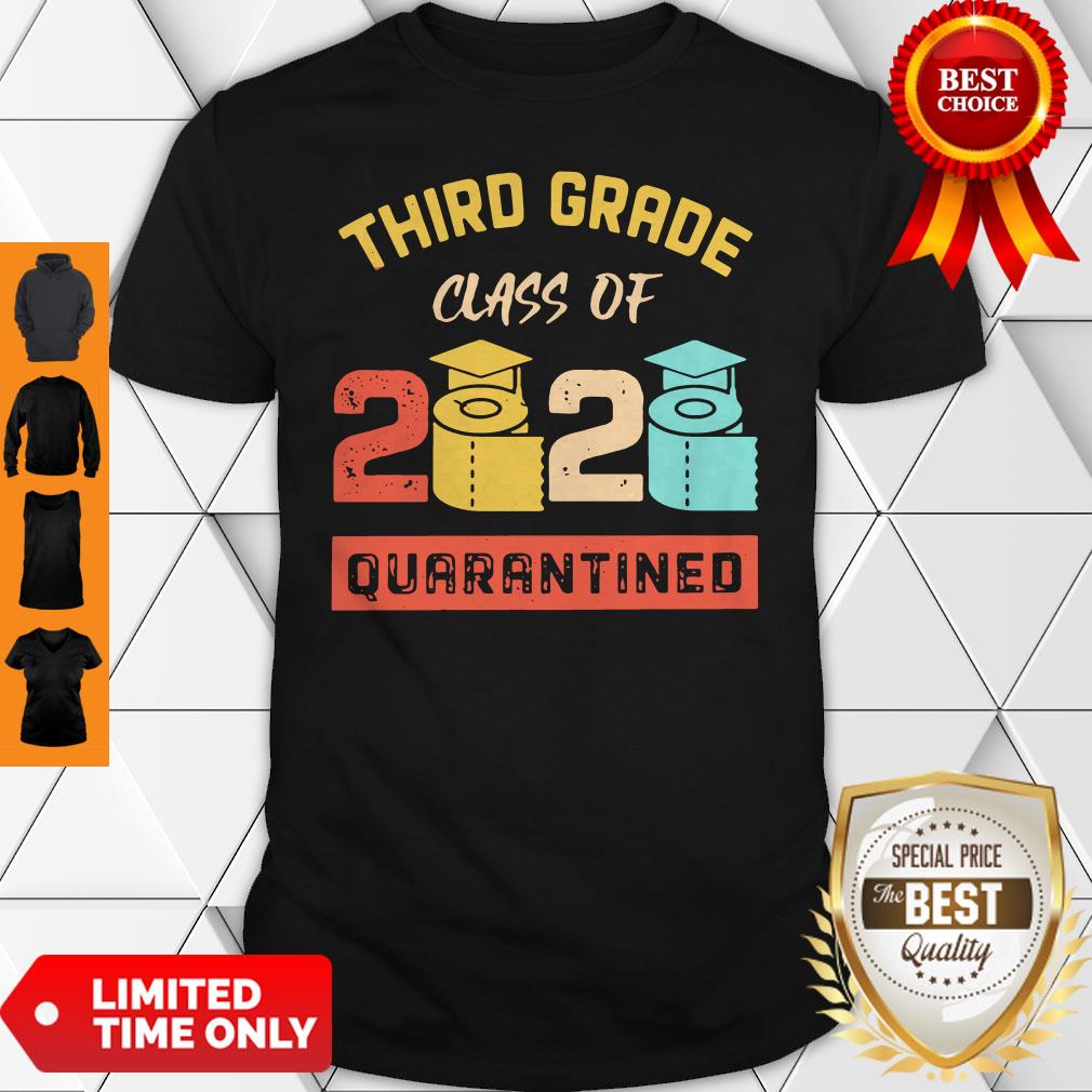 Official Third Grade Class Of 2020 Toilet Paper Quarantined Vintage Shirt