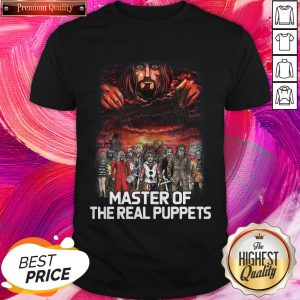 Cool Horror Movie Characters Master Of The Real Puppets Shirt