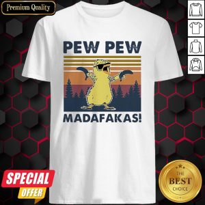Baby Chicken Pew Pew Madafakas Vintage Retro Shirt
