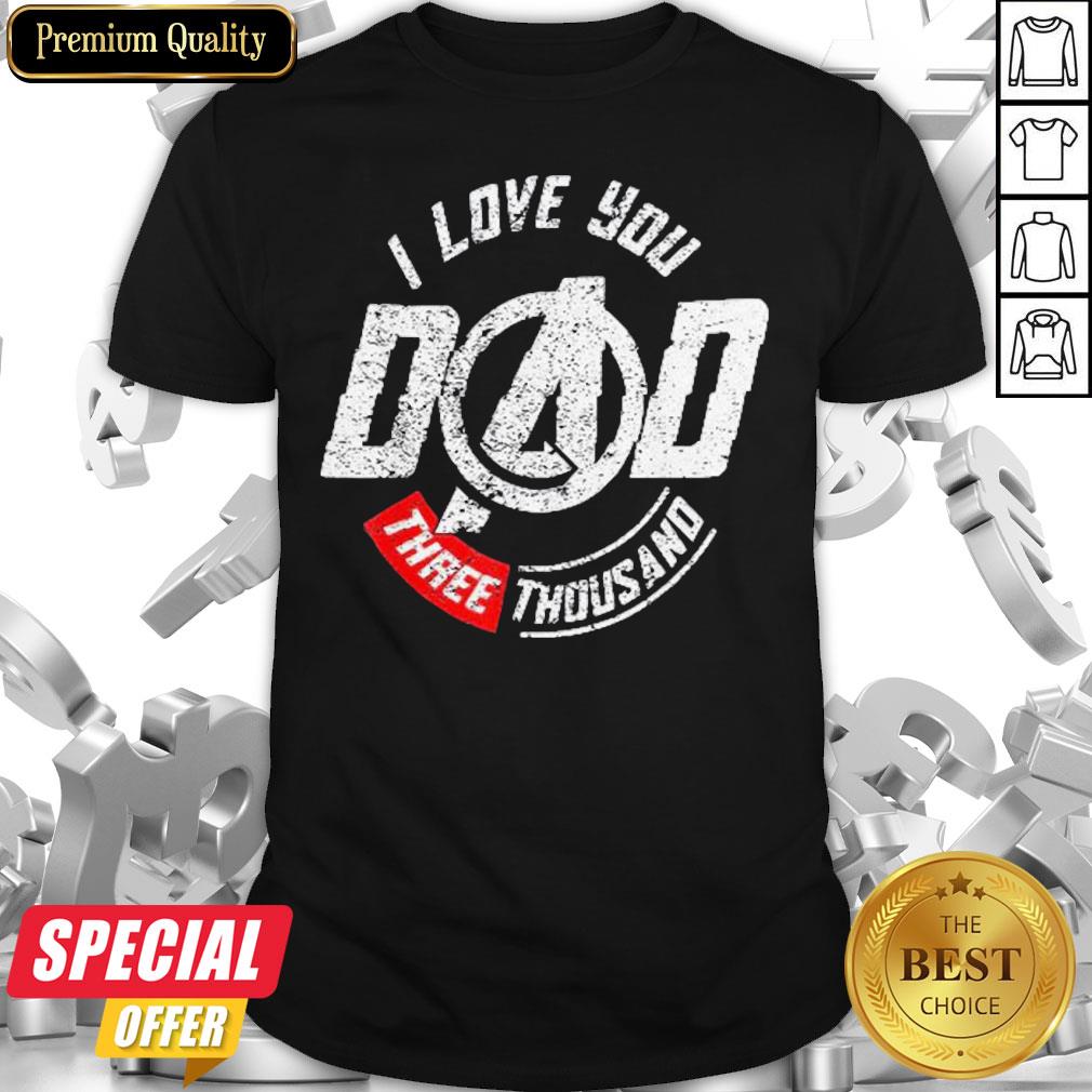 Marvel Avengers Endgame Iron Man I Love You 3000 Shirt