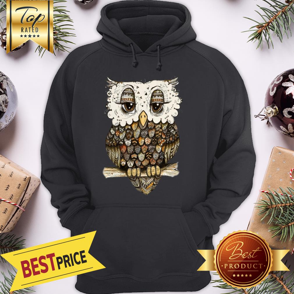 Miaprintspro Owl Brocade Owl Shirt