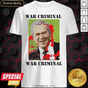 Original Maradona Protesting A Visit By George Bush War Criminal Shirt