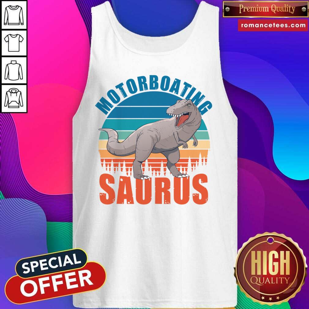 Motorboating Saurus Vintage Shirt