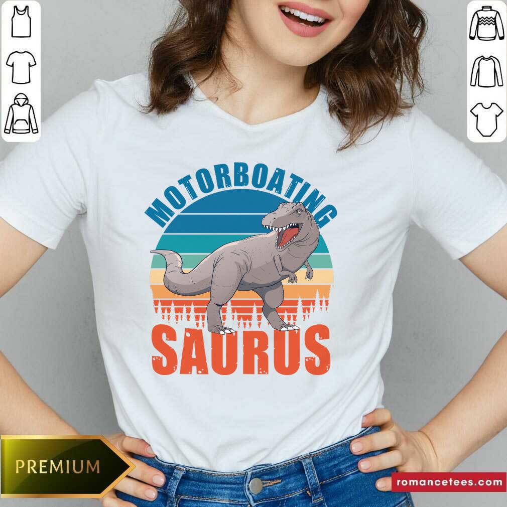 Motorboating Saurus Vintage Shirt