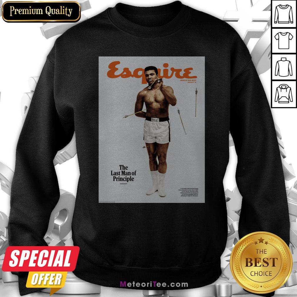 Muhammad Ali Esquire The Last Man Of Principle Shirt