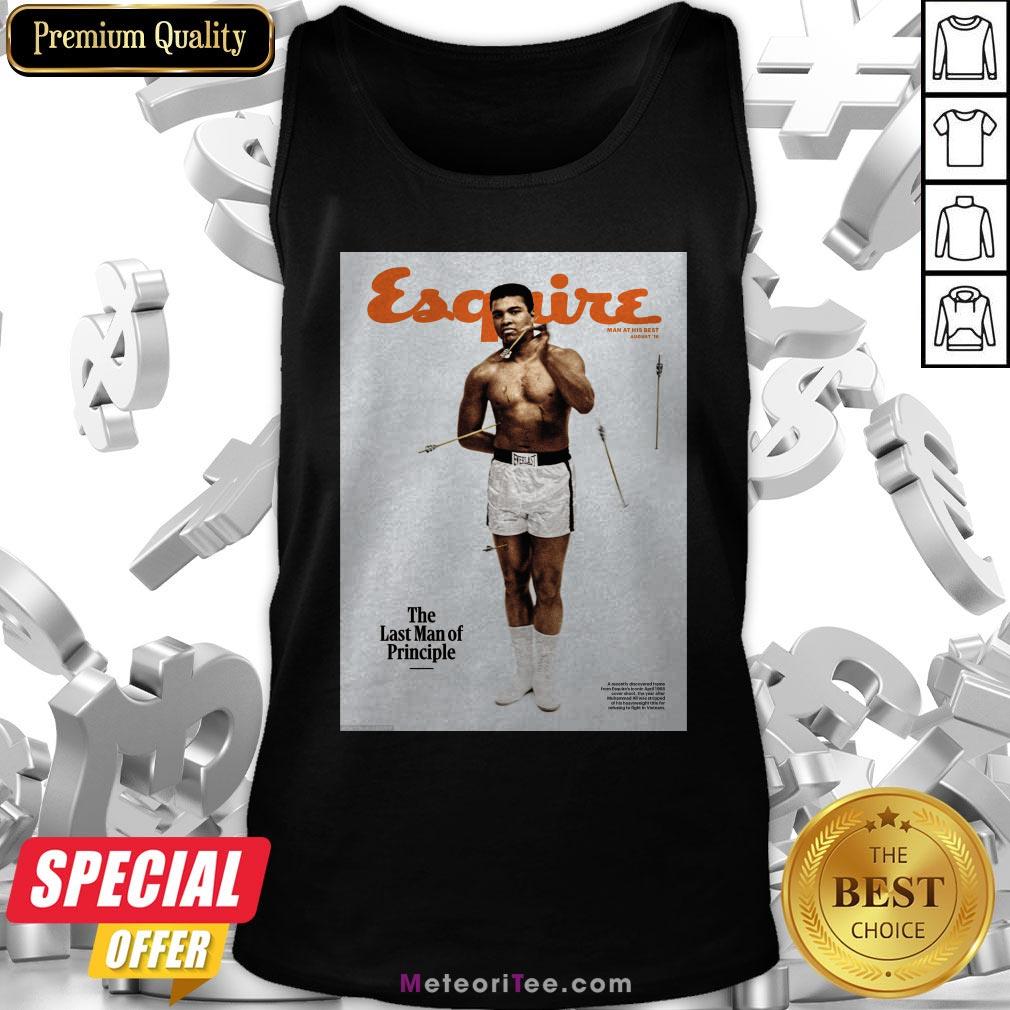 Muhammad Ali Esquire The Last Man Of Principle Shirt