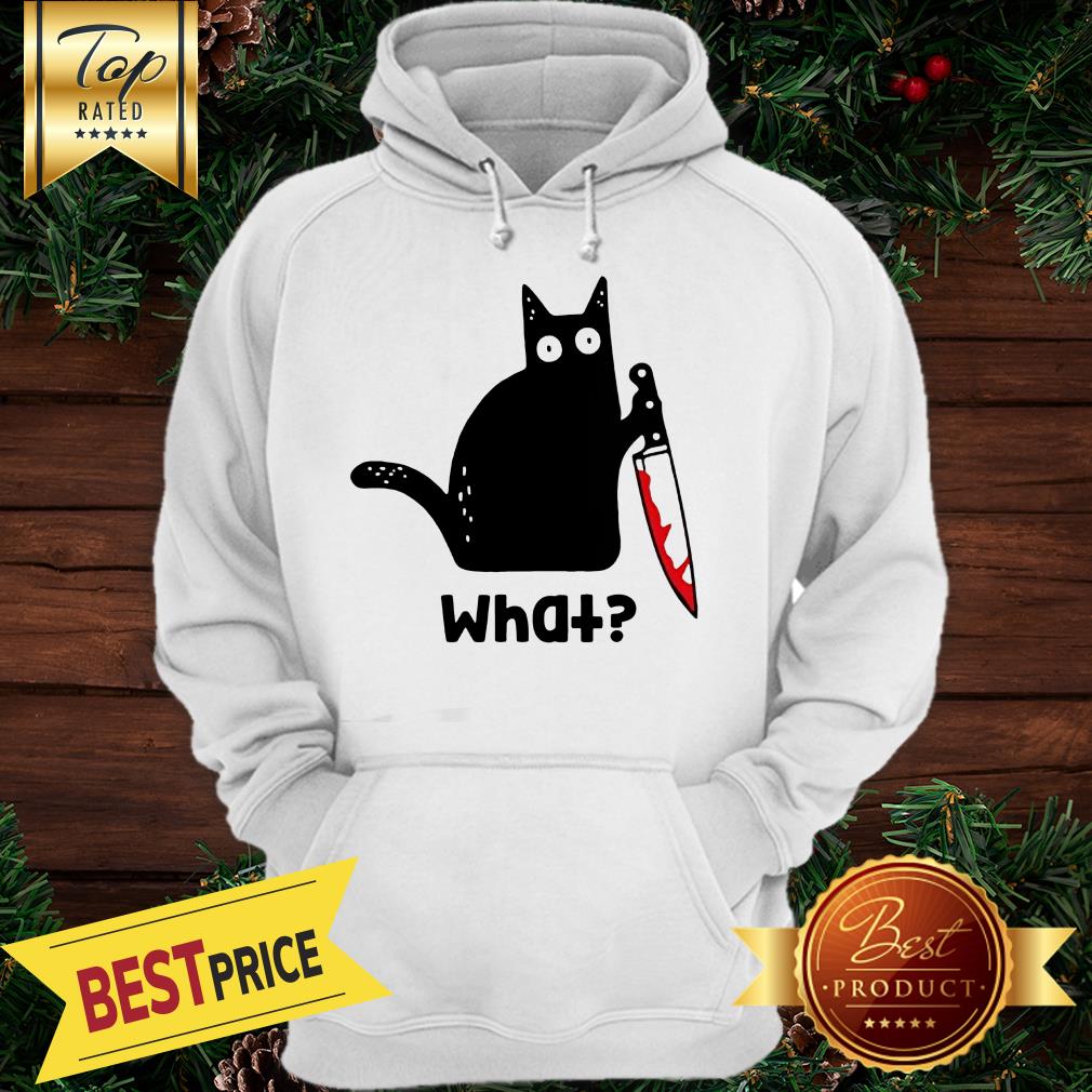 Murderous Cat With Knife Cat What Black Cat Blood Shirt