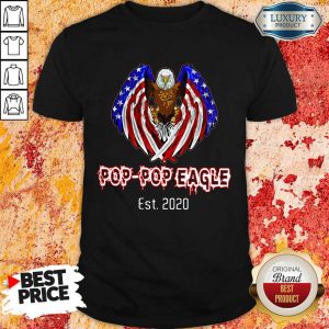 American Flag Pop-Pop Eagle 2020 Shirt