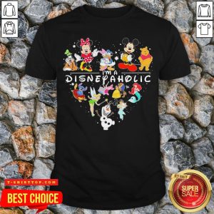 Mickey Mouse And Friend I’m A Disney Aholic Heart Shirt