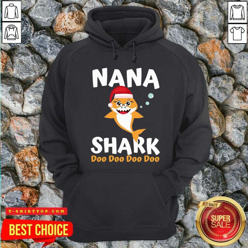Nana Shark Christmas Mommy Shark Daddy Shark Shirt