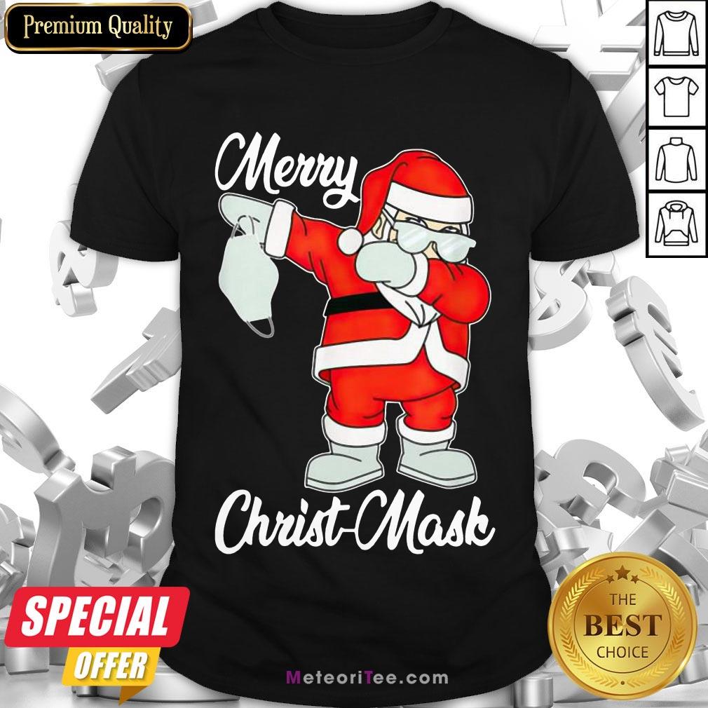 Nice 2020 Santa Claus Dabbing Merry Christmas Shirt