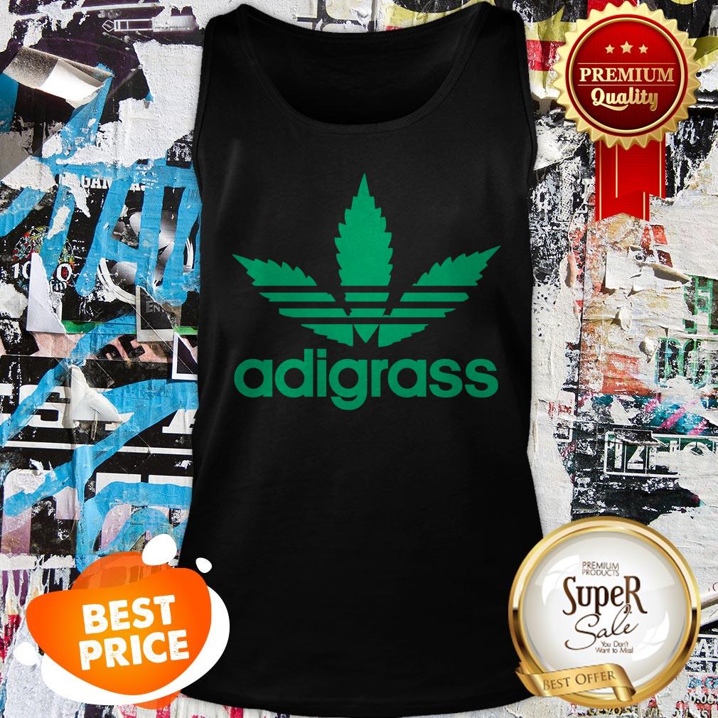 Nice Adidas Adigrass Weed Cannabis Shirt