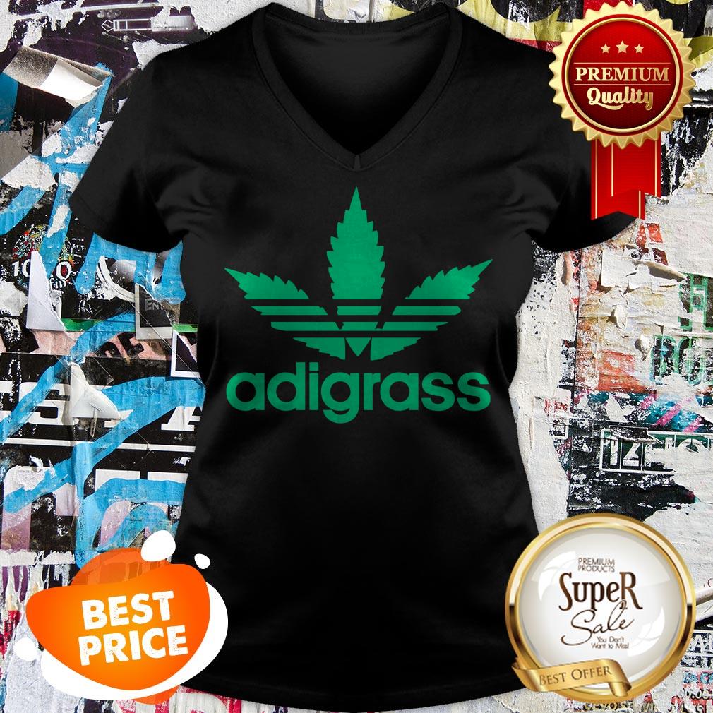 Nice Adidas Adigrass Weed Cannabis Shirt