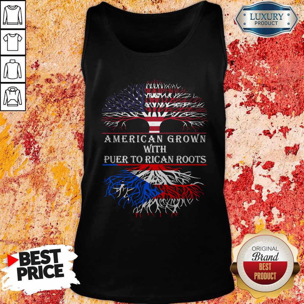 Nice American Grown With Puerto Rican Roots Shirt