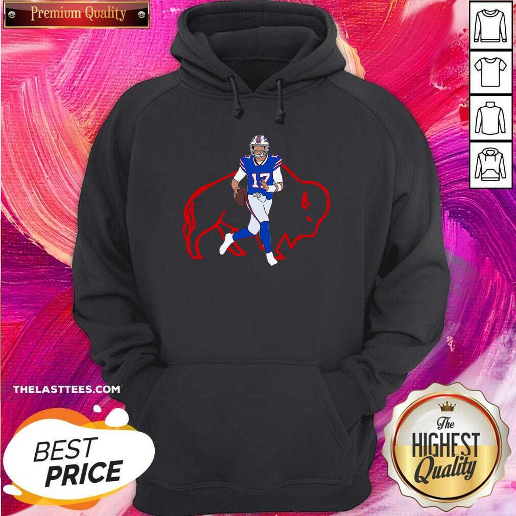 Nice Buffalo Bills 17 Josh Allen Rugby Ball Shirt