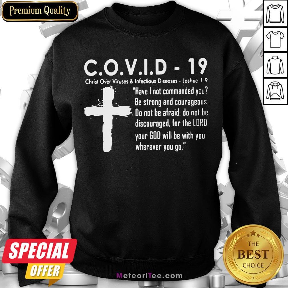 Nice Covid 19 Christ Over Viruses And Infectious Diseases Shirt