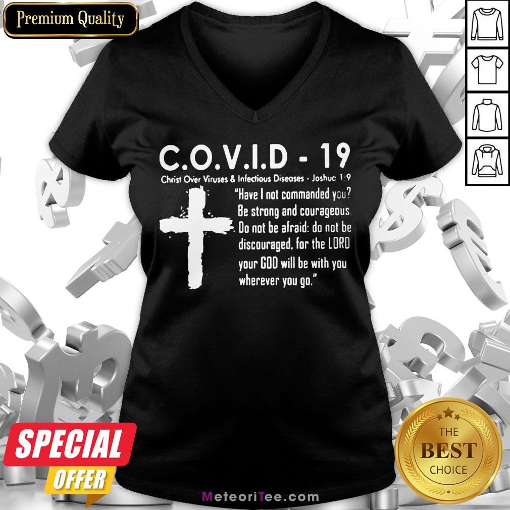 Nice Covid 19 Christ Over Viruses And Infectious Diseases Shirt