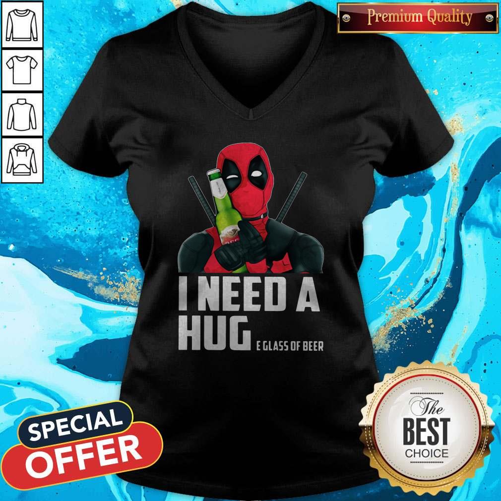Nice Deadpool I Need A Huge Glass Of Beer Shirt