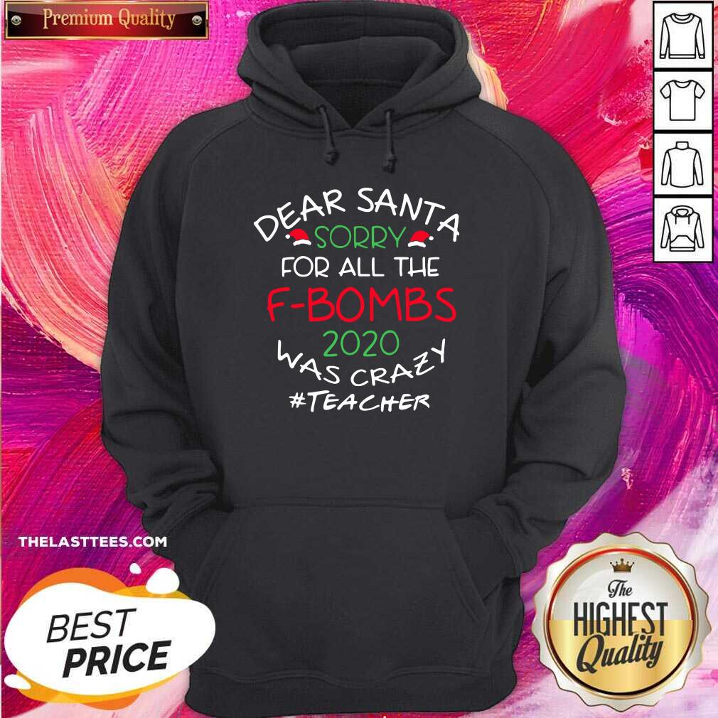 Nice Dear Santa Sorry For All The F Bombs 2020 Was Crazy Shirt