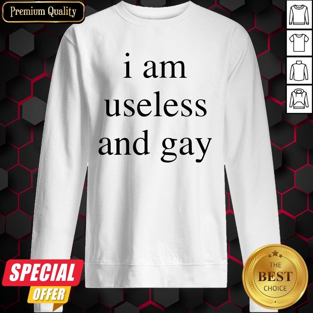 Nice I Am Useless And Gay Shirt
