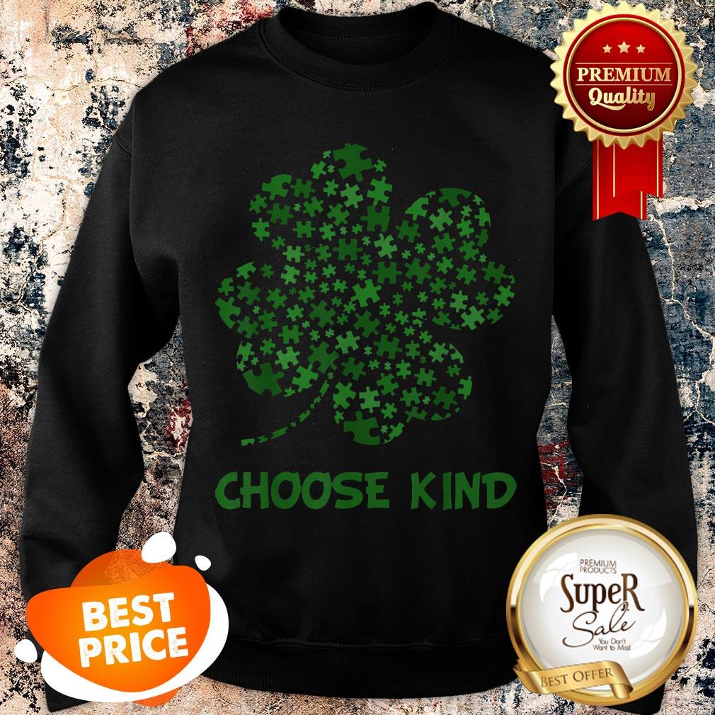 Nice Irish Shamrock Autism Puzzle Pieces St Patrick’s Day Gifts Shirt