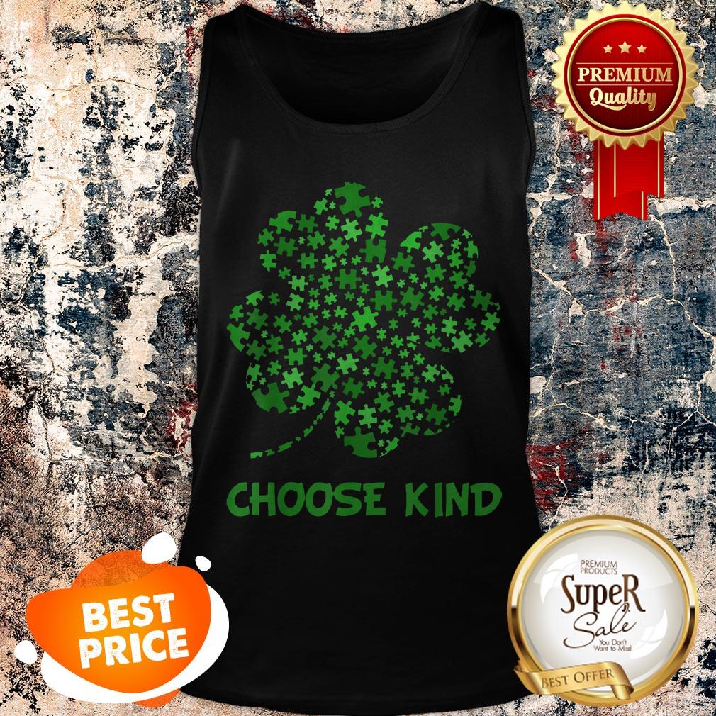 Nice Irish Shamrock Autism Puzzle Pieces St Patrick’s Day Gifts Shirt