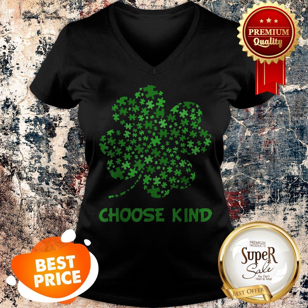 Nice Irish Shamrock Autism Puzzle Pieces St Patrick’s Day Gifts Shirt