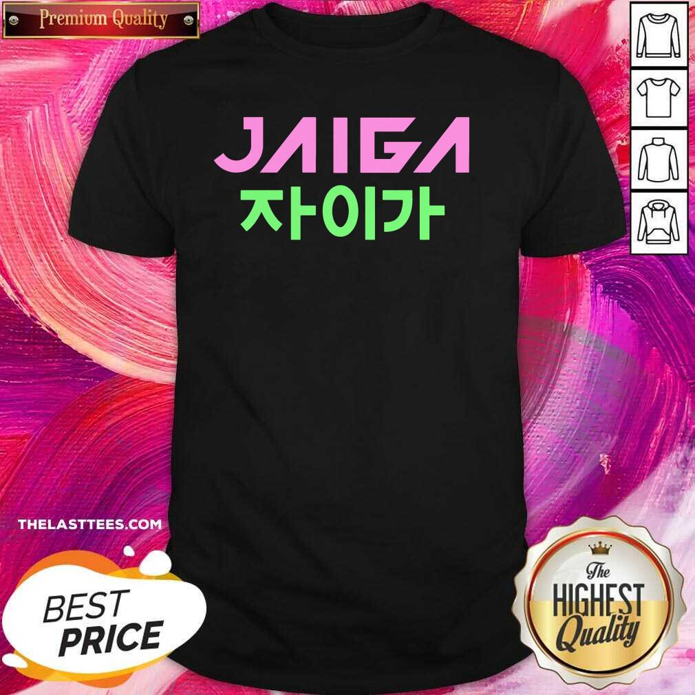 Nice Jaiga Merch Jaiga Korean Themed With Globe Shirt