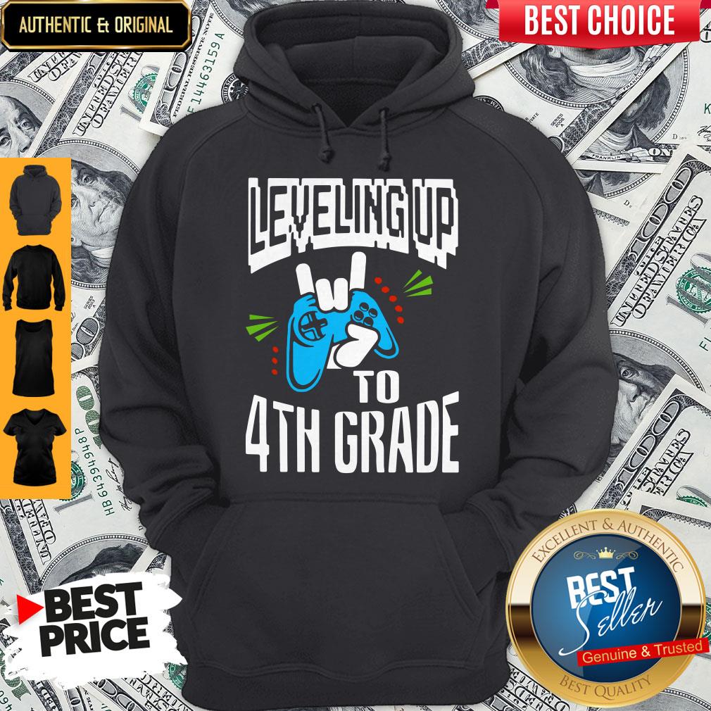 Nice Leveling Up To 4Th Grade Shirt