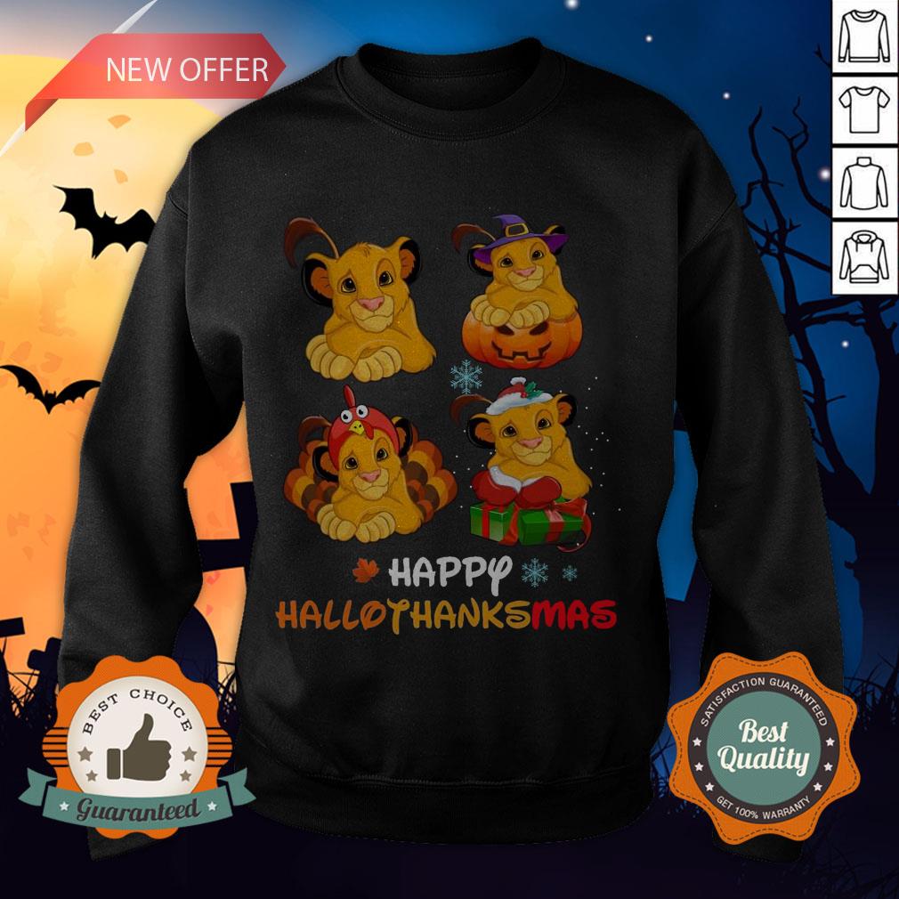 Nice Lions Happy Hallothanksmas Shirt