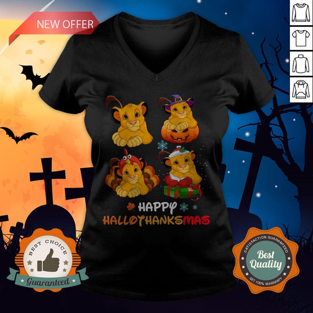 Nice Lions Happy Hallothanksmas Shirt