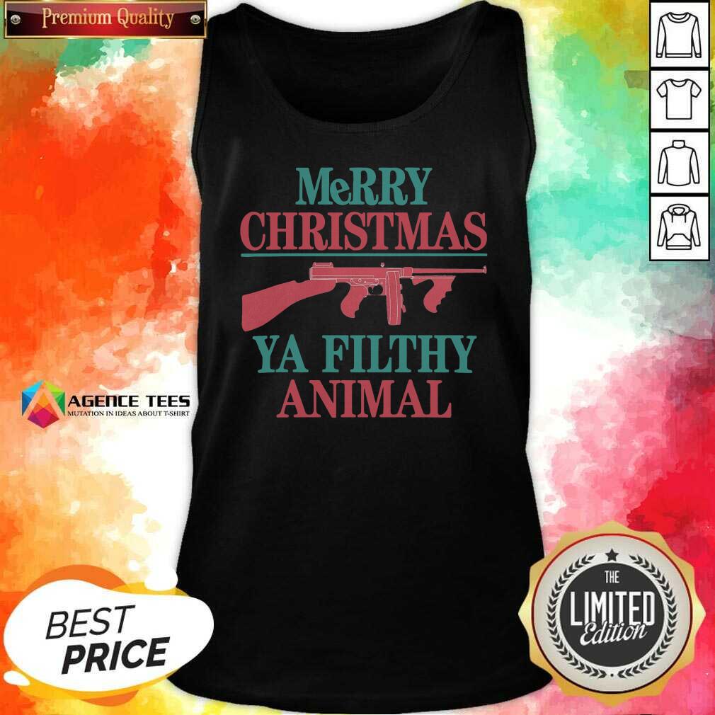 Nice Merry Christmas Gun Ya Filthy Animal Shirt