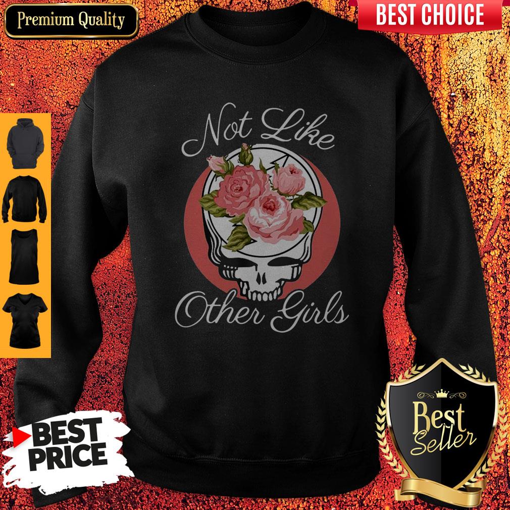 Nice Skull Not Like Other Girls Shirt