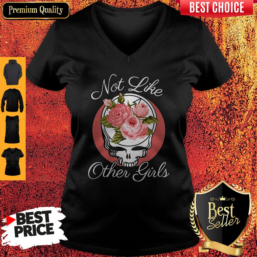 Nice Skull Not Like Other Girls Shirt
