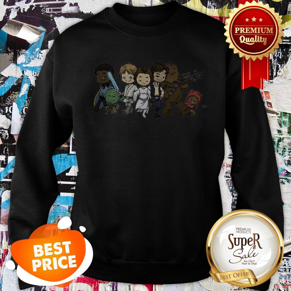 Nice Star Wars Characters Chibi Jedi Shirt