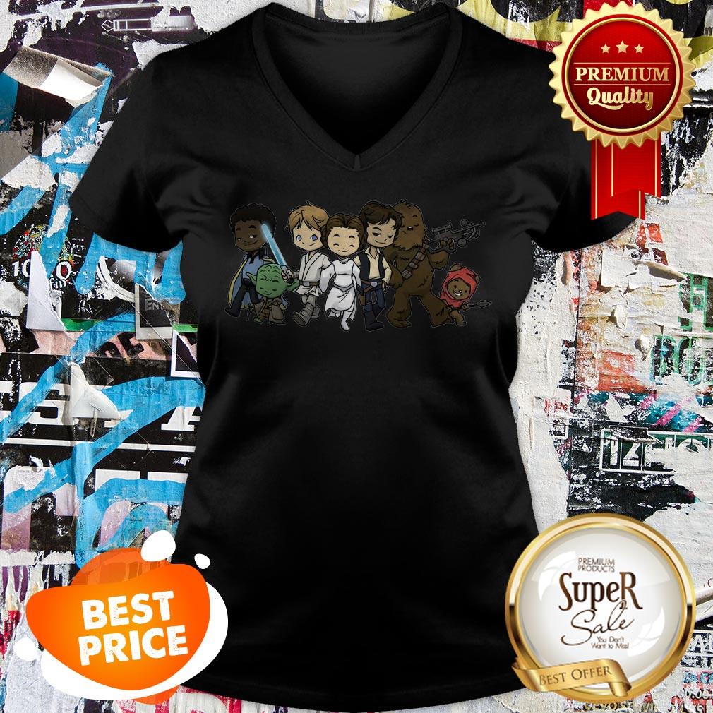 Nice Star Wars Characters Chibi Jedi Shirt