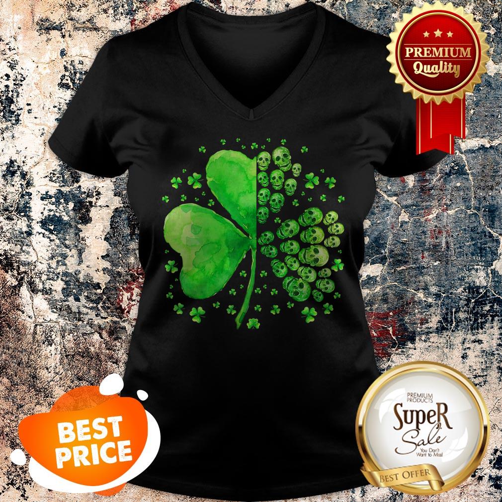 Nice Sugar Skull Lucky Shamrock Happy St Patrick’s Day Gifts Shirt