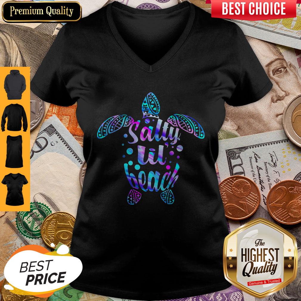 Nice Turtle Salty Lil Beach Shirt