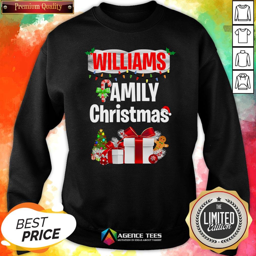 Nice Williams Family Gift Merry Christmas 2020 Shirt