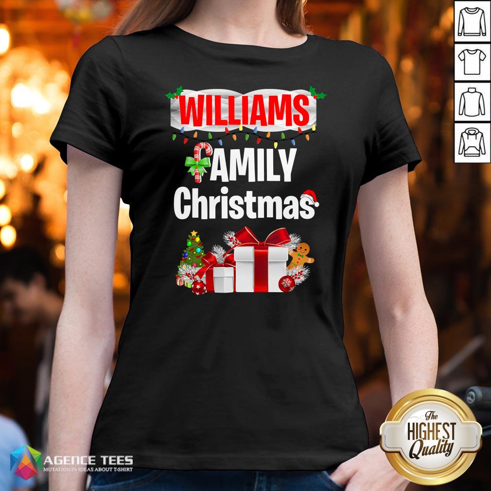 Nice Williams Family Gift Merry Christmas 2020 Shirt