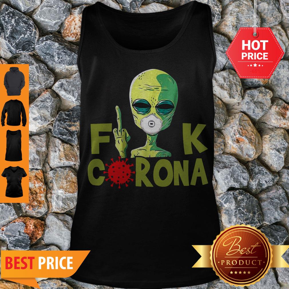 Official Alien Mask Fuck Corona Shirt