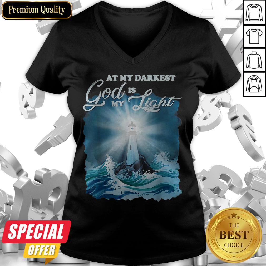 Official At My Darkest God Is My Light Shirt