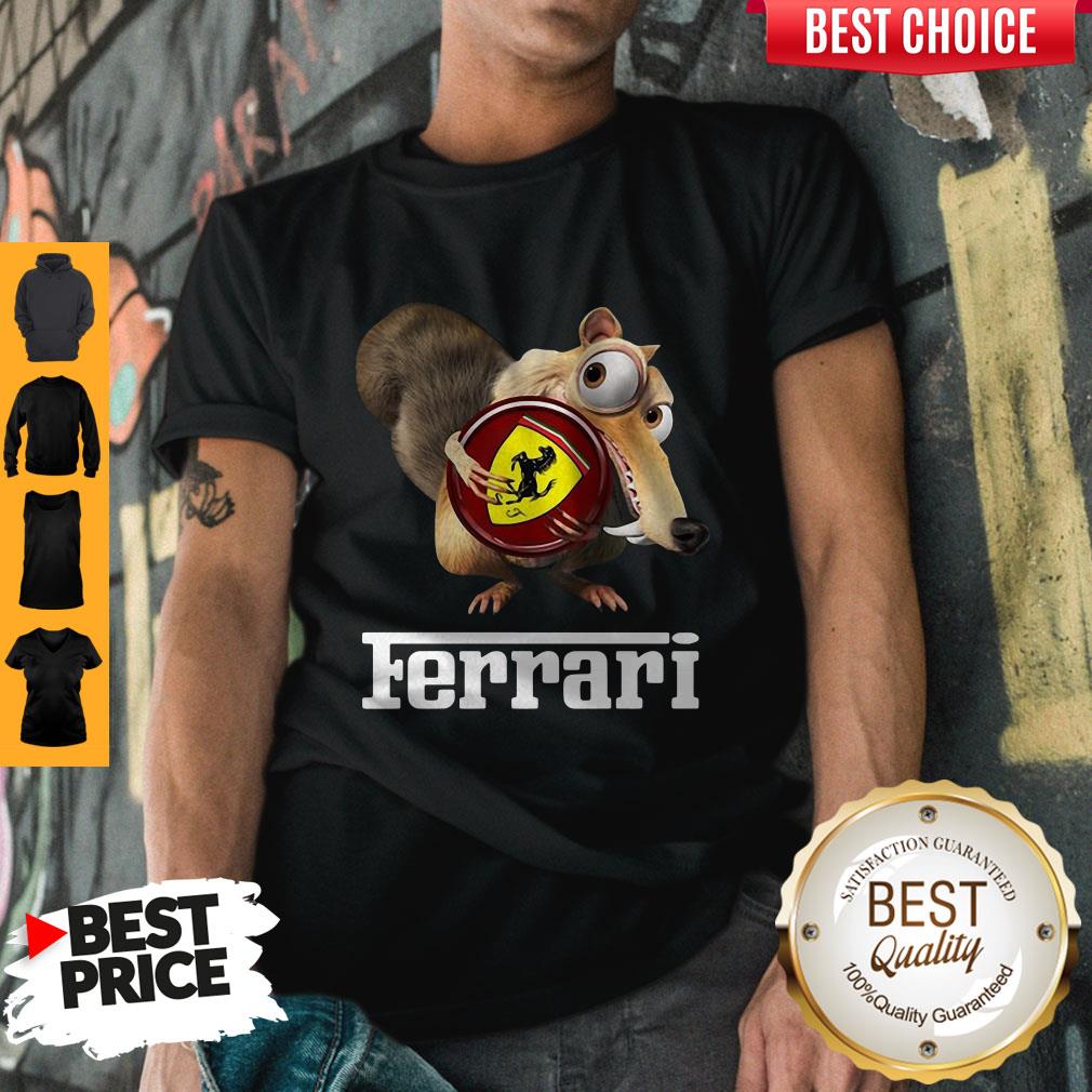 Official Brown Chipmunk Scuderia Ferrari Shirt