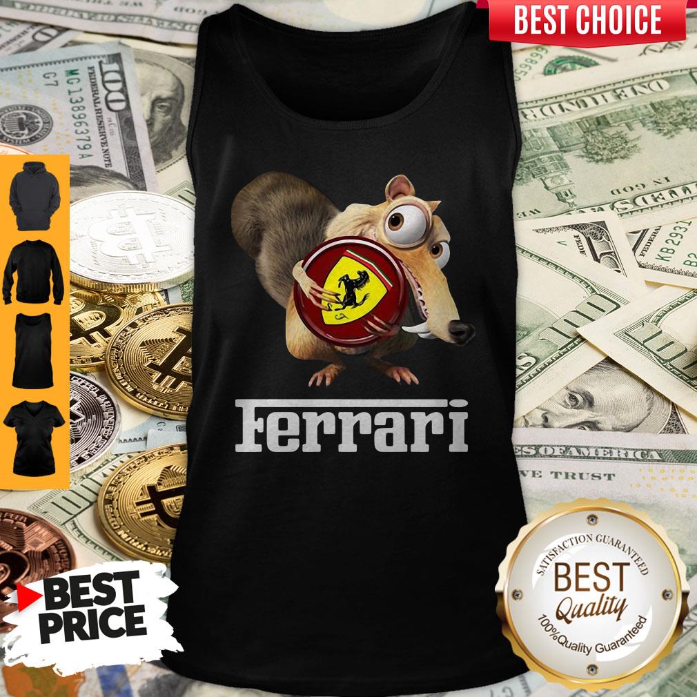 Official Brown Chipmunk Scuderia Ferrari Shirt