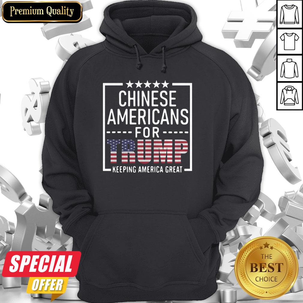 Official Chinese Americans For Trump Conservative Gift 2020 Election Shirt